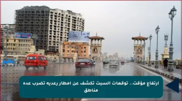 ارتفاع مؤقت.. توقعات السبت تكشف عن أمطار رعدية تضرب عدة مناطق